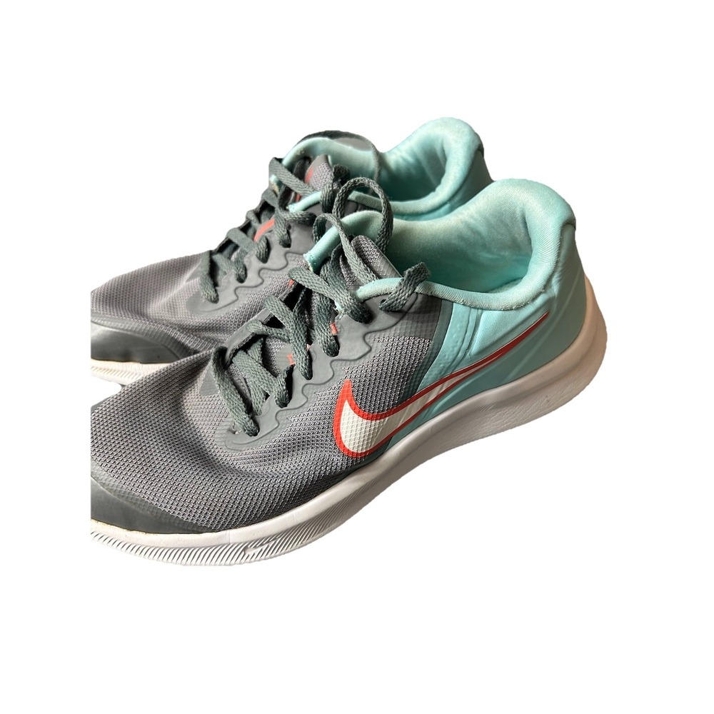 Nike Star Runner 3 GS Smoke Gray Teal DA2776-007 Size 4.5Y Athleisure Sports - Picture 4 of 11